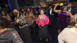 Guests dancing at the 2022 Black Creativity Gala