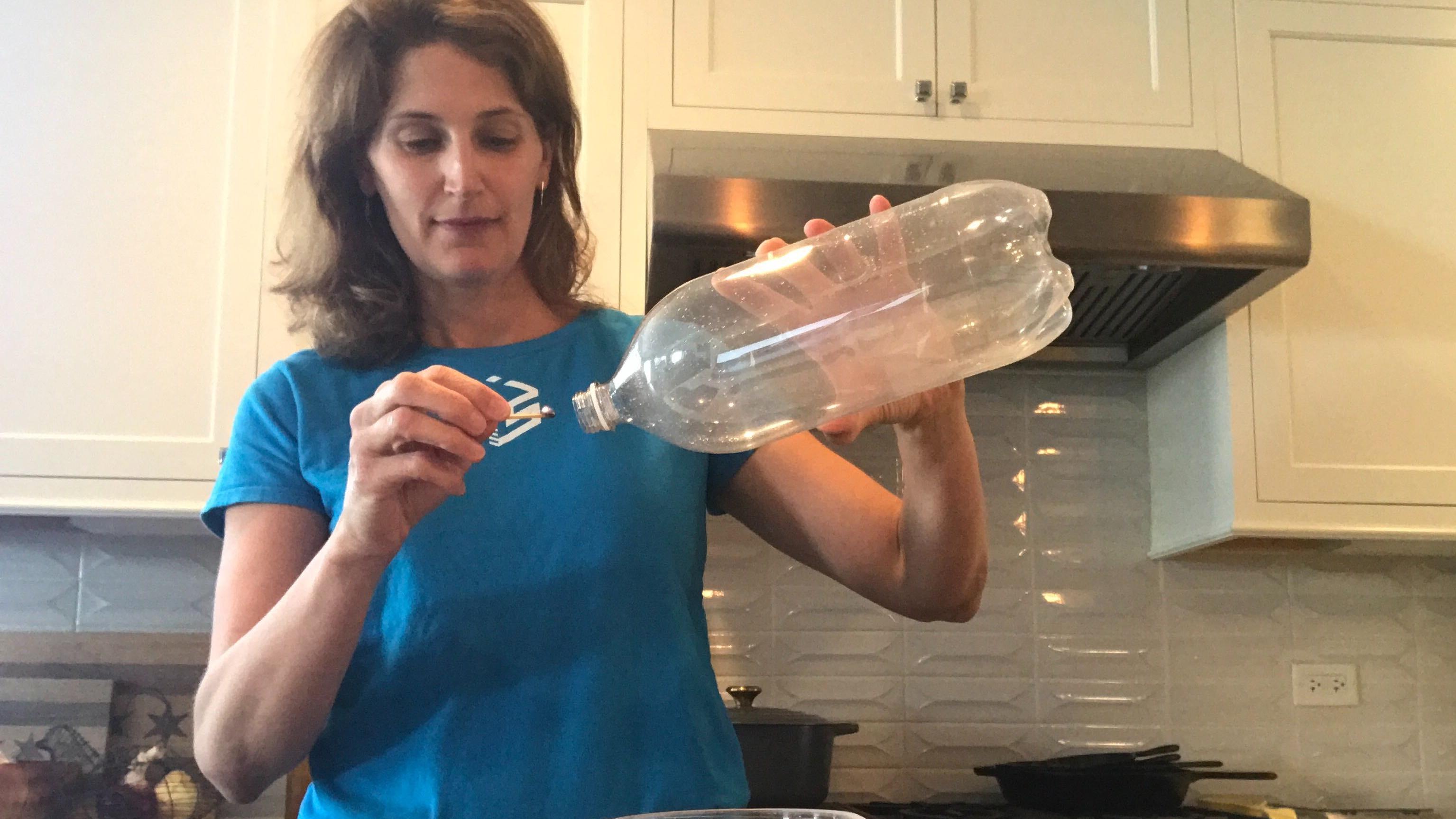 How to create a water vortex in a bottle using some science know-how 