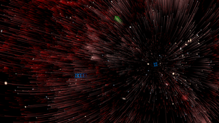 Stars appearing to move through the galaxy